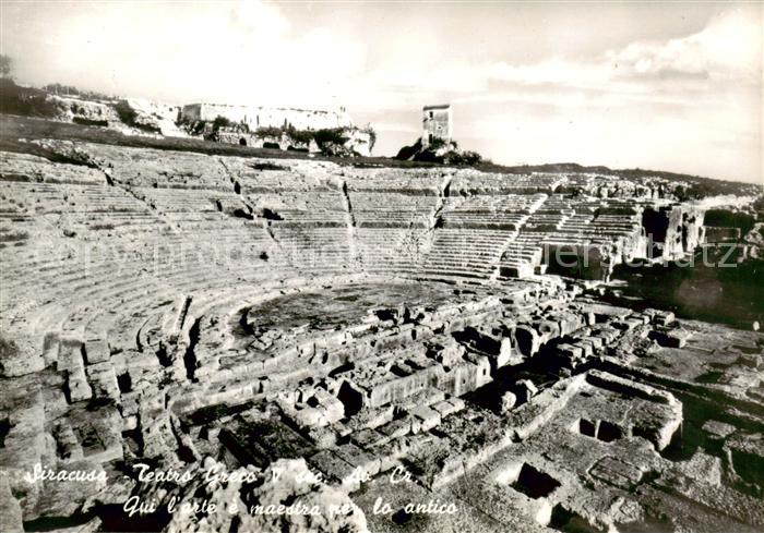 Siracusa Syrakus Sicilia Theatre Grec Ve siecle