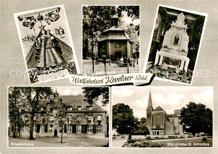 Kevelaer Gnadenbild Gnadenkapelle Inneres Priesterhaus Pfarrkirche St Antonius