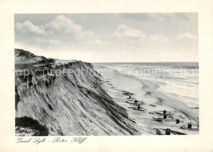 Insel Sylt Rotes Kliff