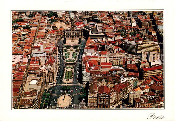 Porto  Portugal Avenida dos Aliados e Camara Municipal