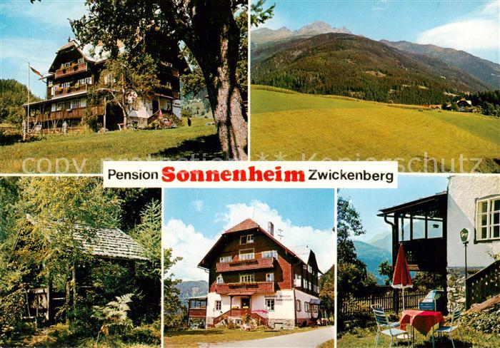Oberdrauburg Kaernten Gasthof Pension Sonneheim Zwickenberg Landschaftspanorama