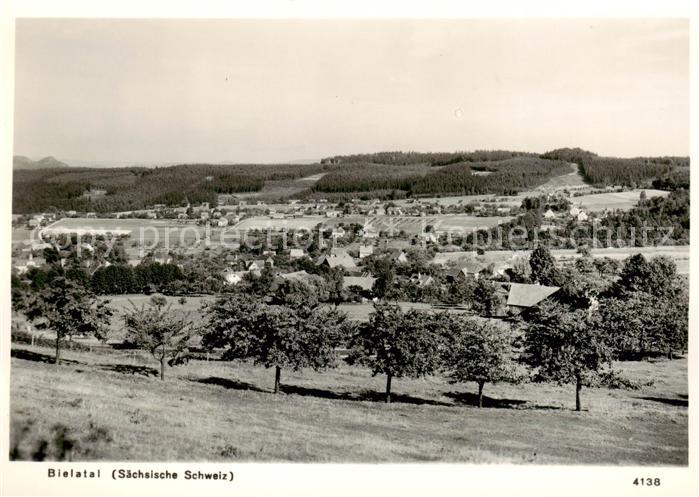Bielatal Pirna Panorama Saechsische Schweiz