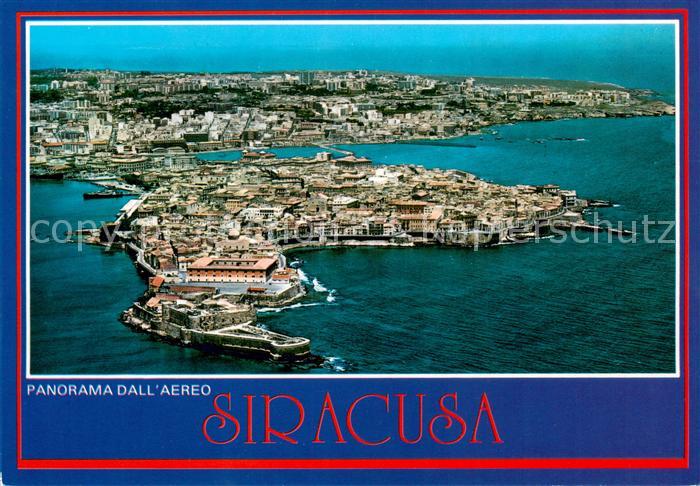 Siracusa Syrakus Sicilia Panorama dall aereo