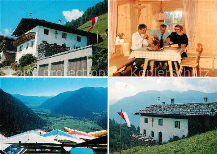 Ahornach Suedtirol IT Bauernschankstube Roanerhof Fernsicht Alpenpanorama