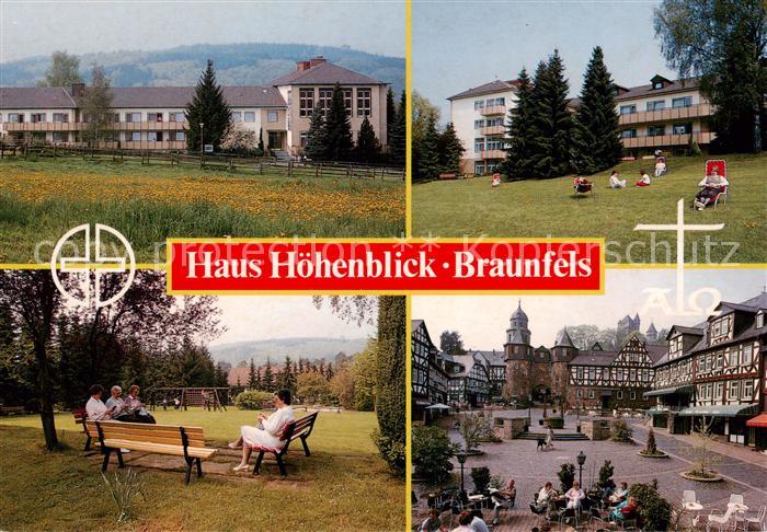 Braunfels Christliches Erholungsheim Haus Hoehenblick Stadtzentrum Fachwerkhaeus