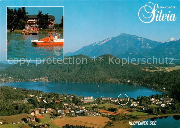 Seelach Klopeinersee Strandhotel Silvia Tretboot