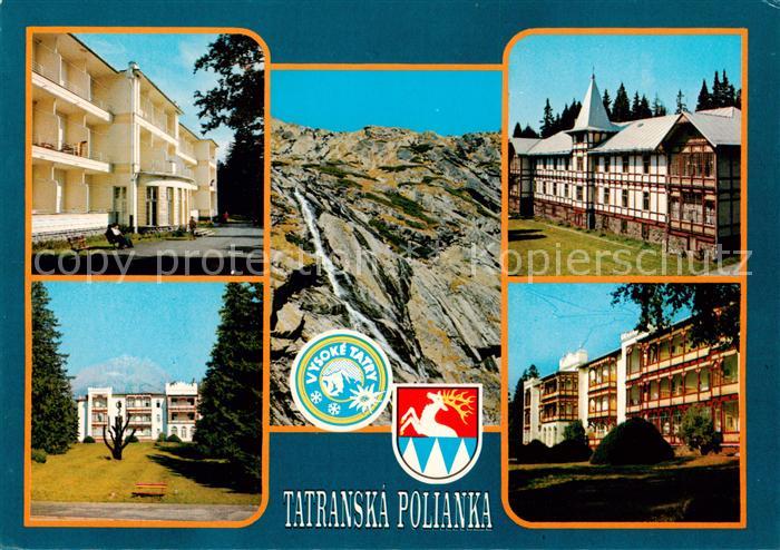 Tatranska Polianka SK Kurhaeuser Velicky Wasserfall