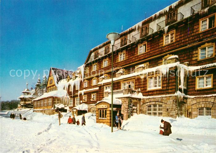 Pusteven Berghotel Tanecnica Beskiden im Winter