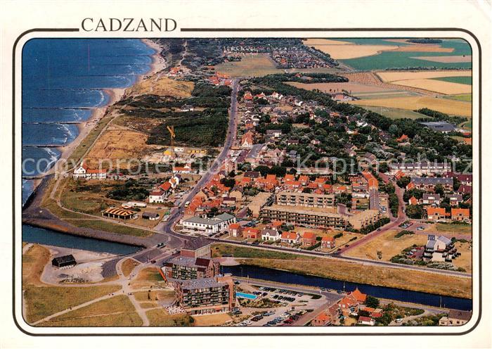 Cadzand Bad Zeeland NL Fliegeraufnahme