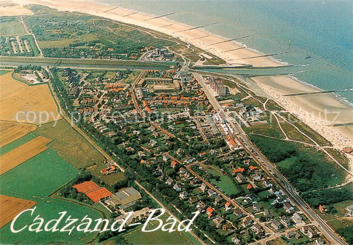 Cadzand Bad Zeeland NL Fliegeraufnahme