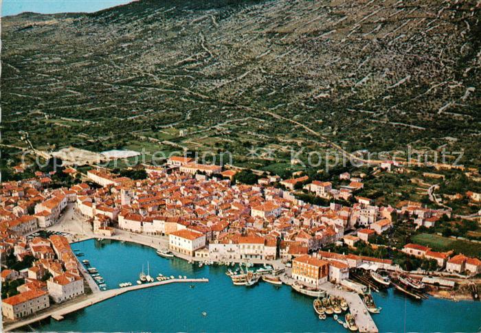 Cres Croatia Kuestenort Hafen