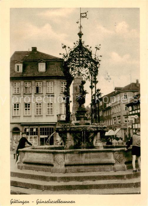 Goettingen  Niedersachsen Gaenselieselbrunnen
