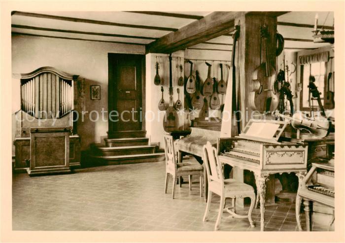 EISENACH Thueringen Bachhaus Instrumentensaal
