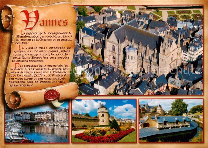 Vannes 56 Cathedrale Saint Pierre Port Tour du Connétable et les lavoirs Histoir