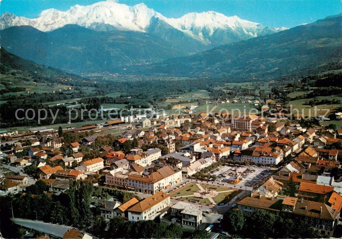 Sallanches Vue aérienne et Massif du Mont Blanc