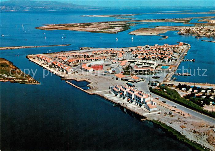 Port-Barcares 66 Pyrenees-Orientales Vue aérienne de la presqu ile