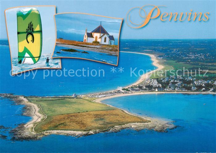 Penvins Sarzeau 56 Morbihan La chapelle et la pointe vue aérienne