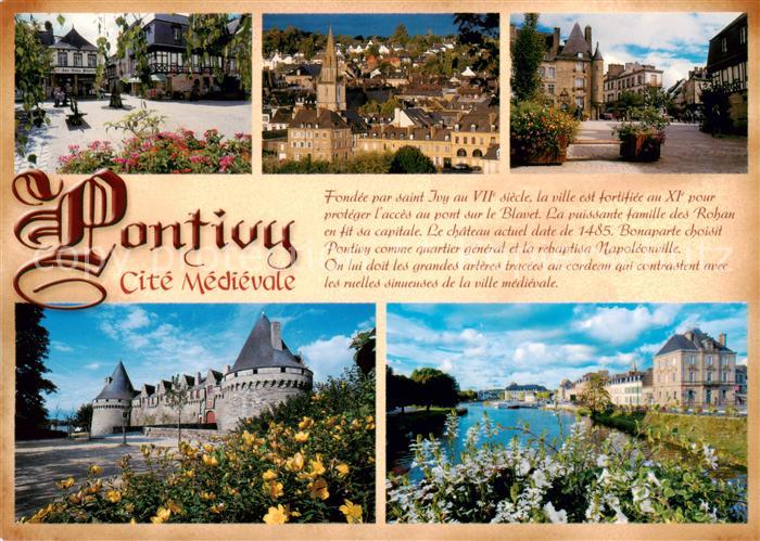Pontivy 56 Morbihan Vieilles maisons Place du Martray Chateau de Rohan Rives du