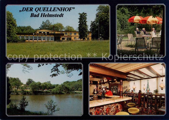 Bad Helmstedt Hotel Restaurant Cafe Der Quellenhof Uferpartie am Wasser