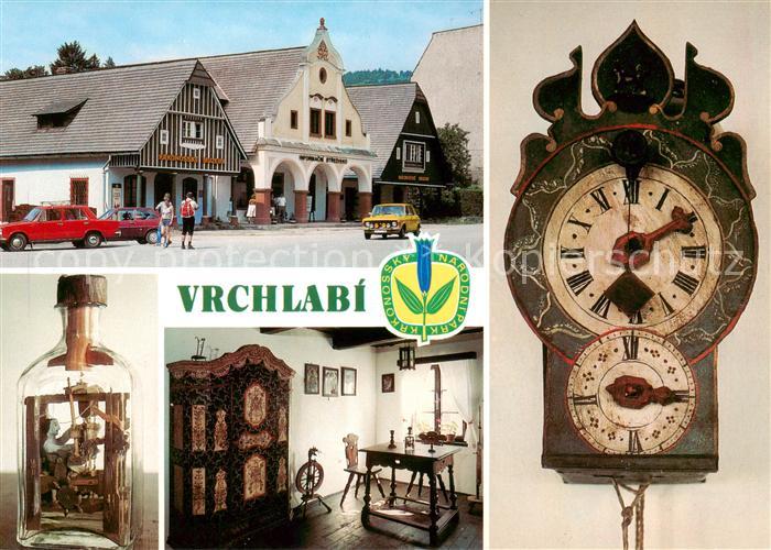 Vrchlabi Hohenelbe CZ Museum Altes Handwerk Webstuhl Holzuhr