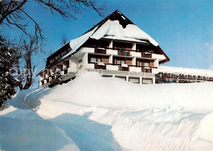 Breitnau Hoehengasthof Hotel Kreuz Winter im Schwarzwald