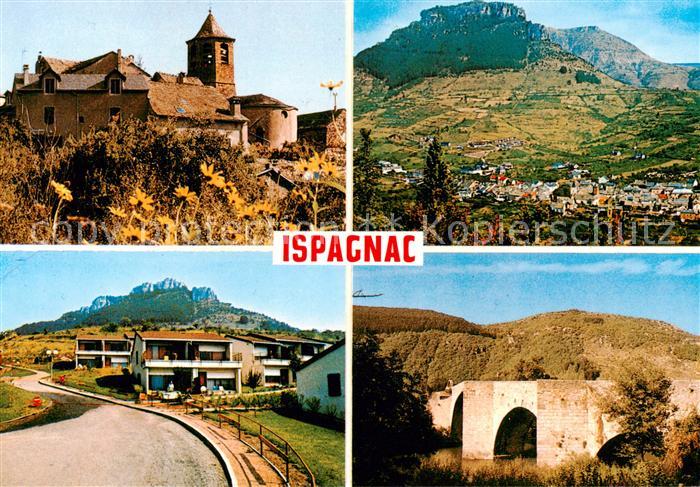 Ispagnac 48 Lozere Eglise Romane Le Rejal village de vacances Pont de Quezac