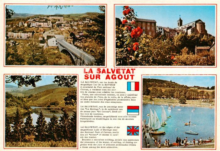 La Salvetat-sur-Agout 34 Herault Vue Generale Début du Lac et la RaViege Port Na