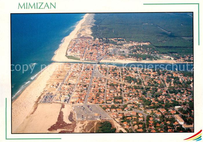 Mimizan Landes Côte Landaise Plage vue aérienne