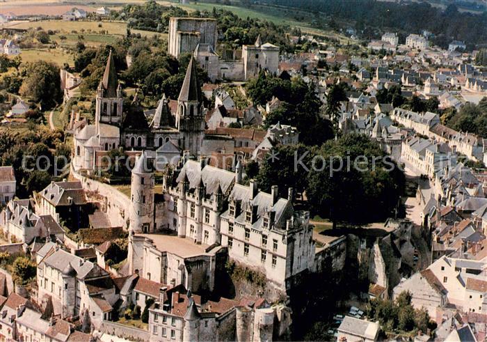 Chateau-de-Loches 37 Indre-et-Loire Cité Médiévale Logis Royal Eglise Saint Ours