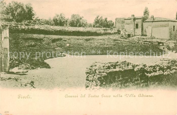 Tivoli  Roma IT Avansi del Teatro Geco nella Villa Adriana