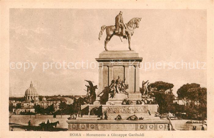 Roma  Rom IT Monumento a Giuseppe Garibaldi