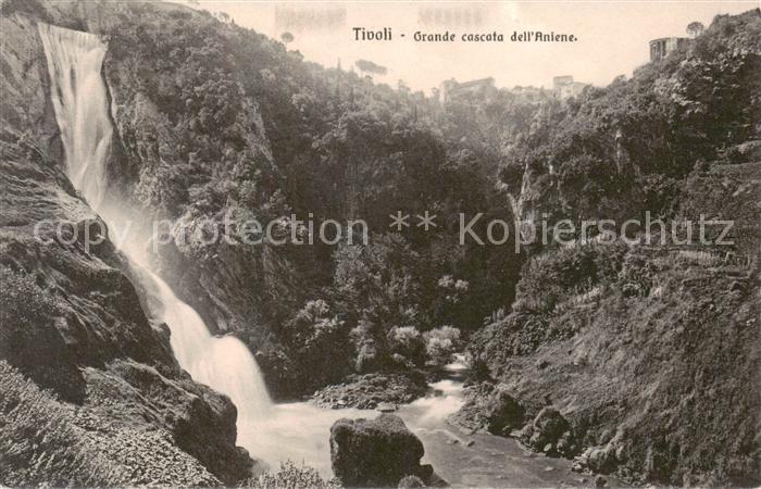 Tivoli  Roma IT Grande cascate dell Aniene