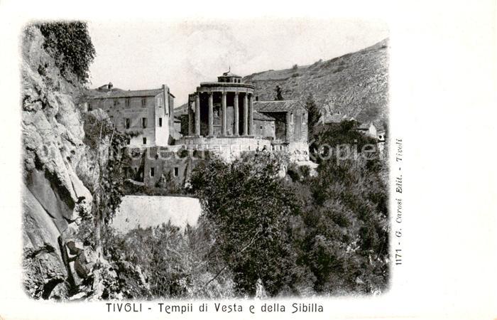 Tivoli  Roma IT Tempii di Vesta e della Sibilla