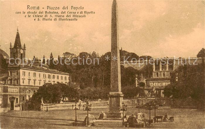 Roma  Rom IT Piazza del Popolo