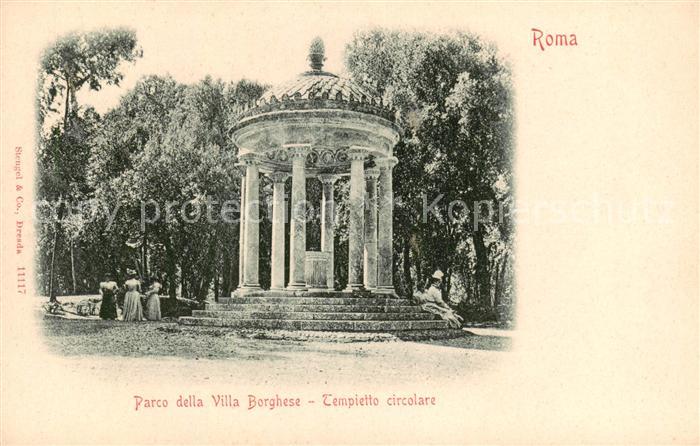 Roma  Rom IT Parco della Villa Borghese Tempietto circolare