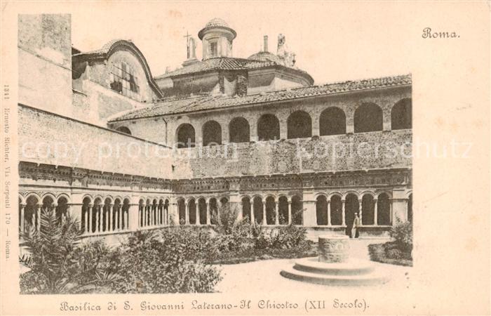 Roma  Rom IT Basilica di San Giovanni Laterano Il Chiostro