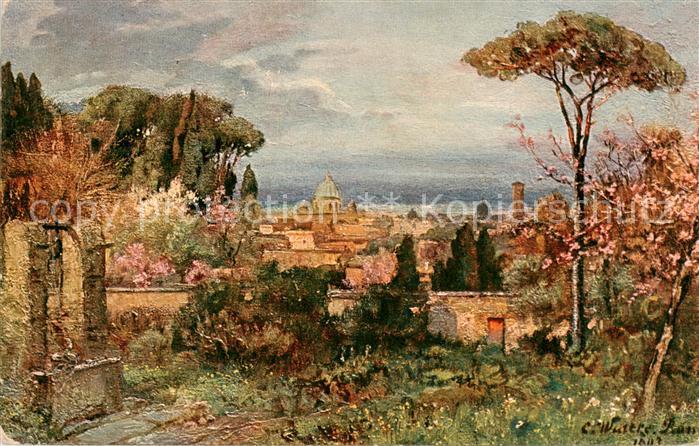 Roma  Rom IT Klostergarten S Prisca auf dem Monte Aventin beim Castello dei Cesa