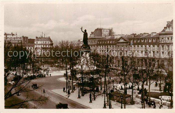 Paris 75 La Place de la Republique