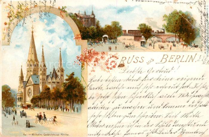 BERLIN  CITY Kaiser Wilhelm Gedaechtnis Kirche