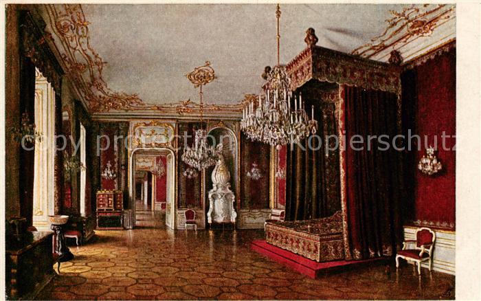 Wien AT Wiener ehem Hofburg Schlafzimmer der Kaiserin Maria Theresia