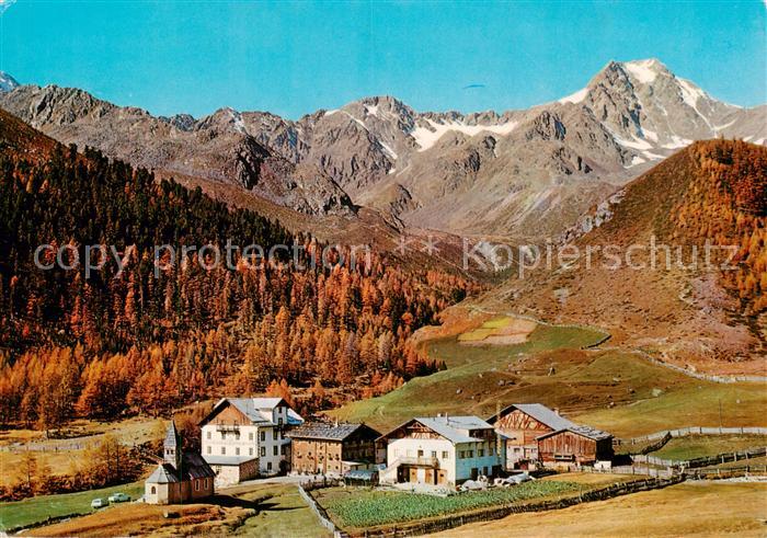 Schnals Bozen Suedtirol Gasthof Kurzras Schnalstal Panorama