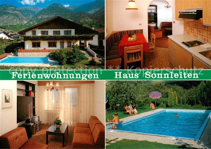 Goldrain Vinschgau Ferienwohnungen Haus Sonnleiten Apartements Pool