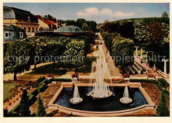 Bad Salzuflen Hauptallee mit Leuchtfontaene