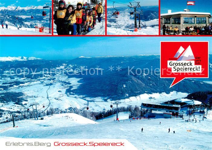 Mauterndorf AT Schi Berg Grosseck Speiereck Teilansichten Gondelbahn