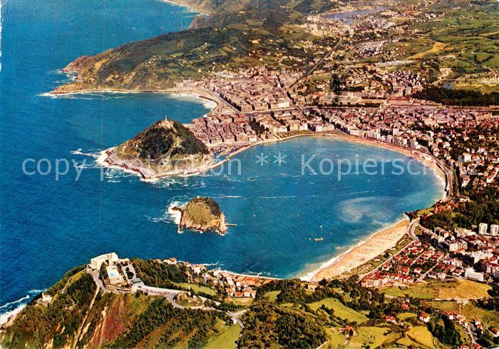San Sebastian  Pais Vasco ES Fliegeraufnahme