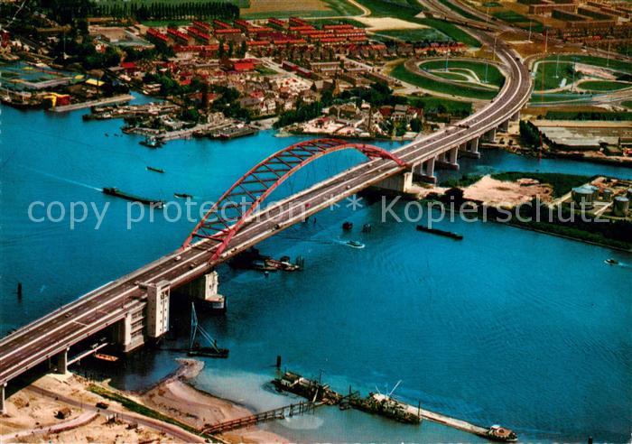 Rotterdam Van Brienenoordbrug Fliegeraufnahme