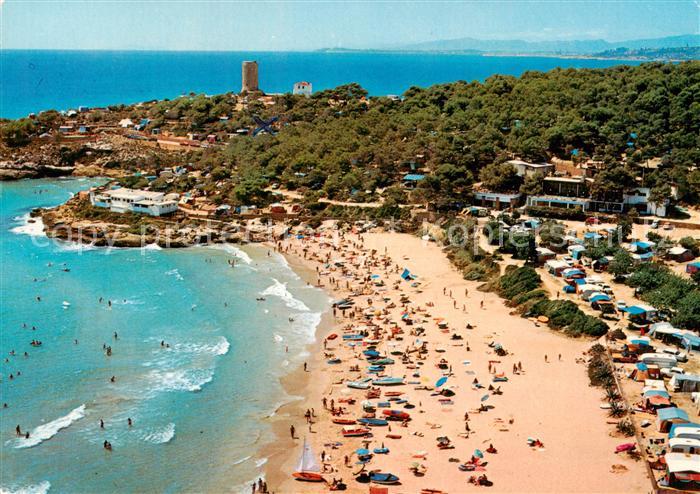 Tarragona ES Camping Torre de la Mora Fliegeraufnahme