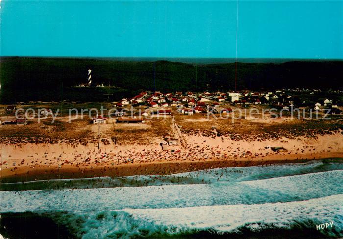 Contis Plage Vue generale aerienne
