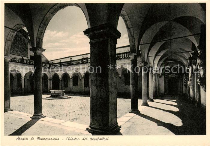 Montecassino Cassino IT Abazia di Montecassino Chiostro dei Benefattori