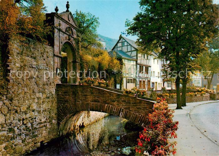 Bad Muenstereifel Burgaufgang an der Erft